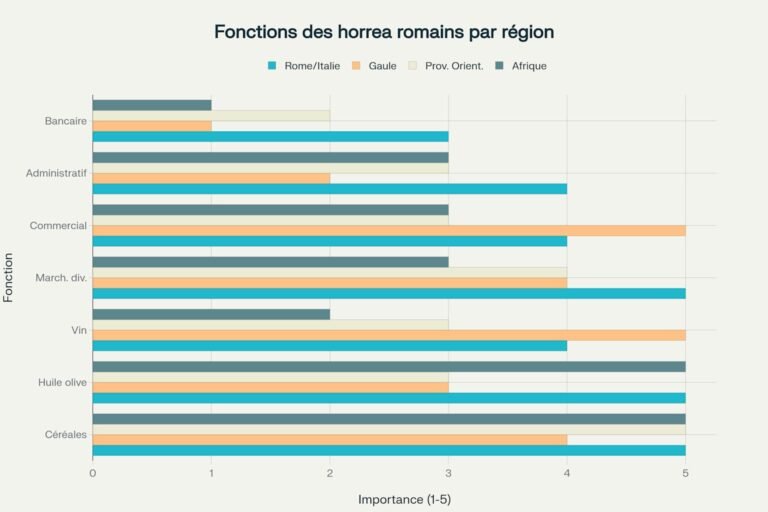 L'Horreum Romain de Narbonne : Un trésor archéologique souterrain 2 Importance relative des différentes fonctions des horrea dans l'Empire romain